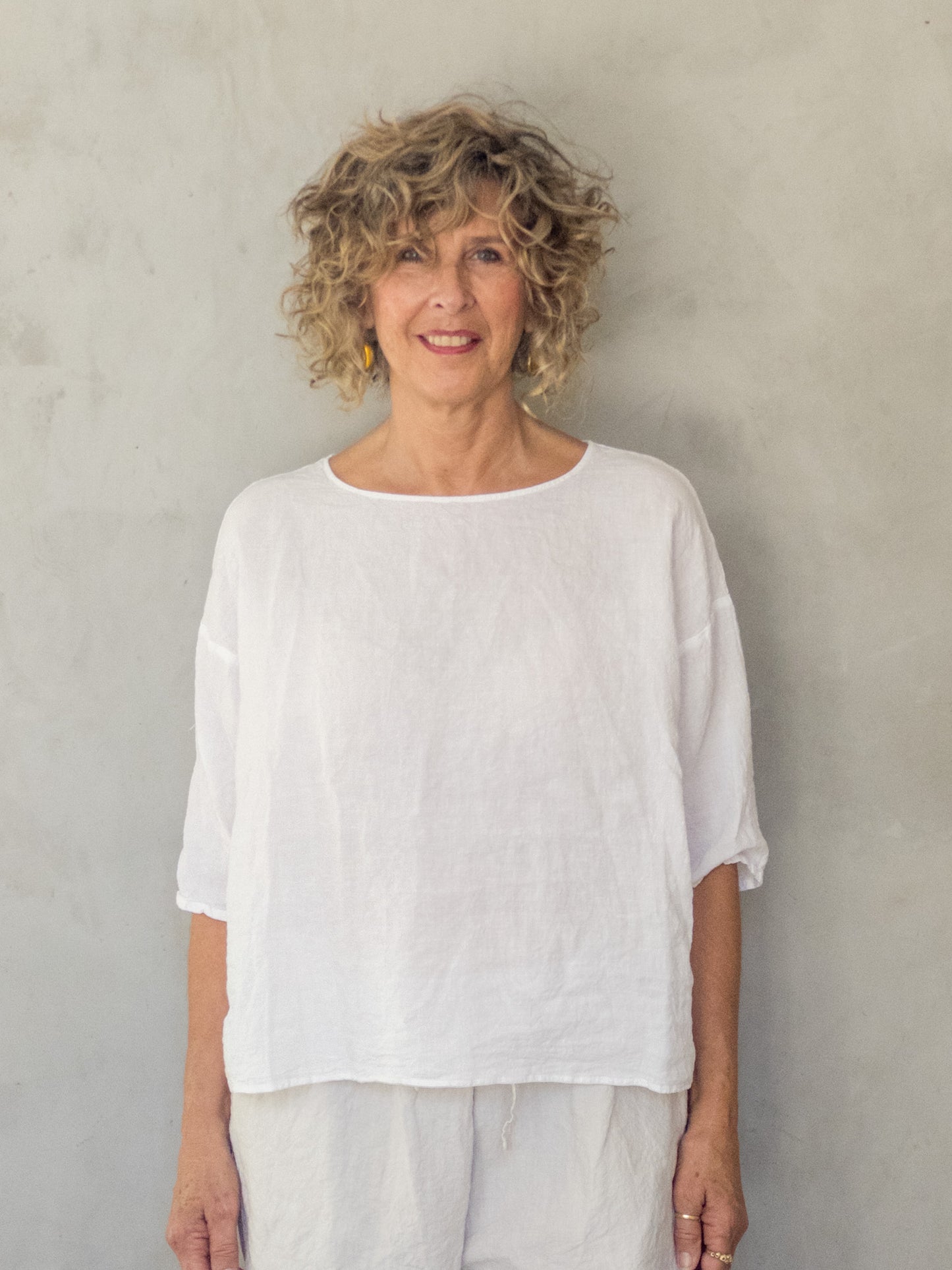 Num Oversize Linen Tee